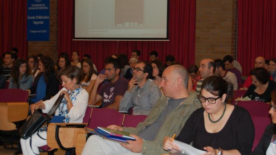 Asistentes ao curso de verán sobre plantas medicinais na Escola Politécnica Superior Asistentes ao curso de verán sobre plantas medicinais na Escola Politécnica Superior