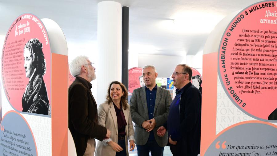 Elias Feijó, esquerda, Mabela Casal, Valentín García e Gumersindo Feijoo. FOTO: Santi Alvite Elias Feijó, esquerda, Mabela Casal, Valentín García e Gumersindo Feijoo. FOTO: Santi Alvite