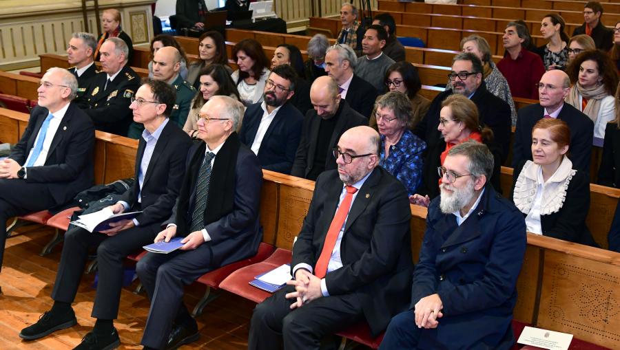 Asistentes ao acto. FOTO: Santi Alvite Asistentes ao acto. FOTO: Santi Alvite
