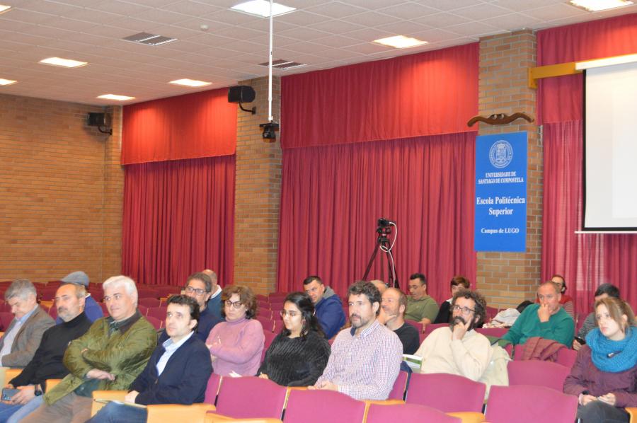 Participantes no foro sobre actividade resineira en Galicia, celebrado no Campus Terra Participantes no foro sobre actividade resineira en Galicia, celebrado no Campus Terra