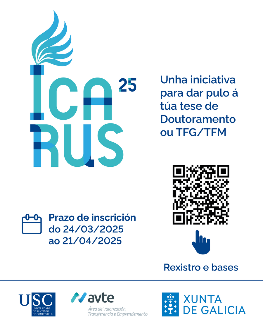 Cartel da edición 2025 de Ícarus Cartel da edición 2025 de Ícarus