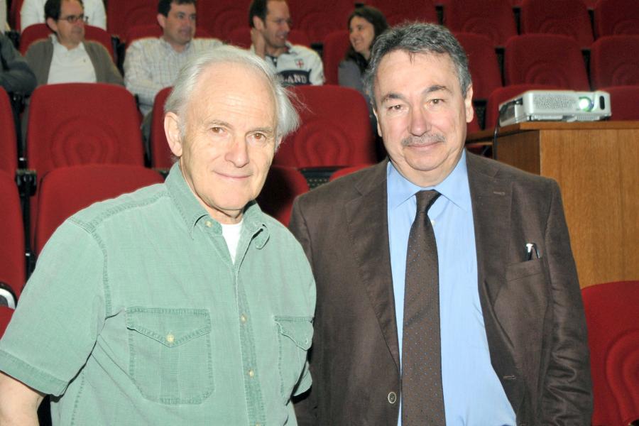Sir Harold Walter Kroto y Miquel Pericàs Sir Harold Walter Kroto y Miquel Pericàs