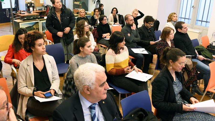 O Programa Mentoring reuniu este venres a unha representación dos preto de 100 profesionais e directivos. FOTO: Santi Alvite O Programa Mentoring reuniu este venres a unha representación dos preto de 100 profesionais e directivos. FOTO: Santi Alvite