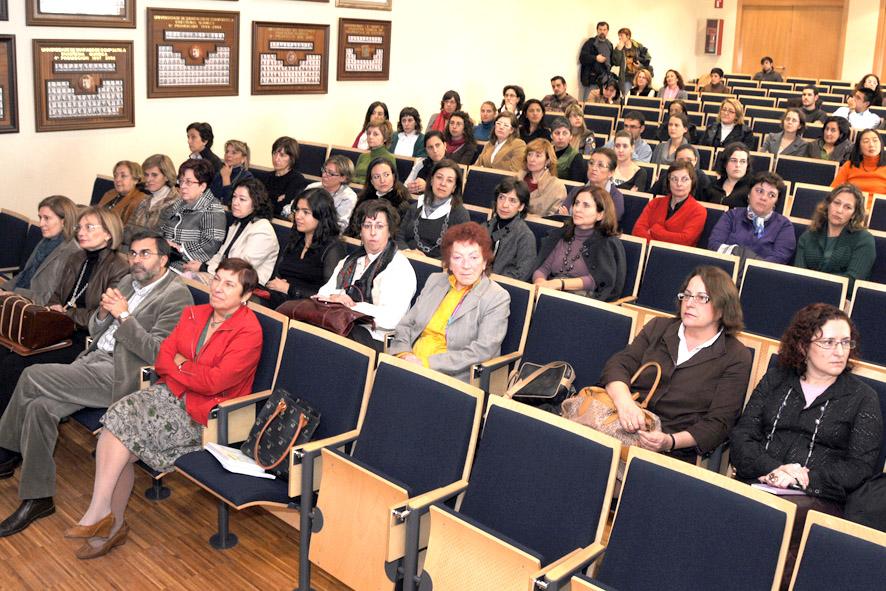Público asistente a la conferencia de Frances Elizabeth Allen Público asistente a la conferencia de Frances Elizabeth Allen
