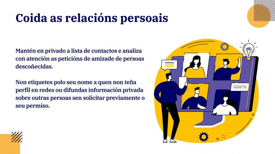 Revisa o teu círculo de amizades Revisa o teu círculo de amizades