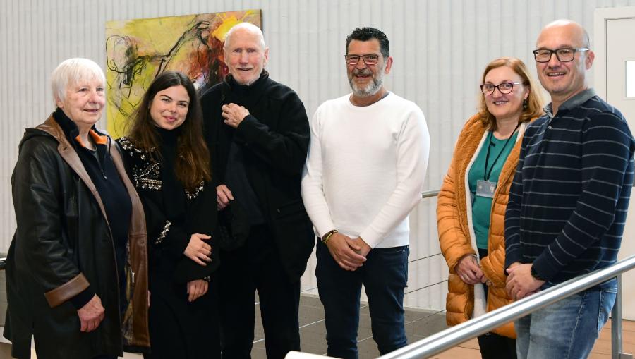De esquerda a dereita, Almut Kappeler, Nuria Kolb, Detlef Kappeler, Jesús López Romalde, Otilia Reyes Ferreira e Javier Salgado Castro. FOTO: Santi Alvite De esquerda a dereita, Almut Kappeler, Nuria Kolb, Detlef Kappeler, Jesús López Romalde, Otilia Reyes Ferreira e Javier Salgado Castro. FOTO: Santi Alvite
