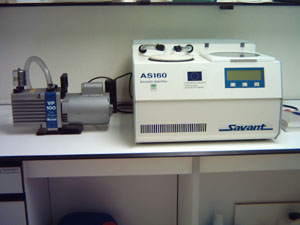 Concentrador centrífugo SAVANT Speed-Vac AS160