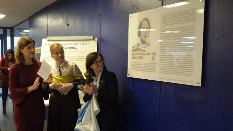 Luisa Cuesta súmase á galería de mulleres destacadas na USC Luisa Cuesta súmase á galería de mulleres destacadas na USC
