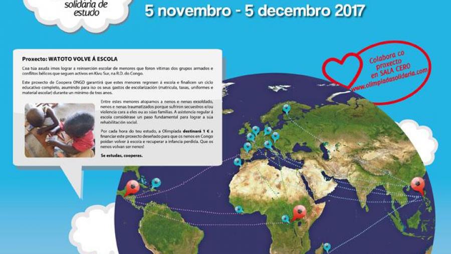 O domingo comeza unha nova Olimpíada Solidaria de Estudo O domingo comeza unha nova Olimpíada Solidaria de Estudo