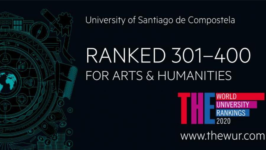 A Universidade compostelá figura no intervalo 301-400 A Universidade compostelá figura no intervalo 301-400