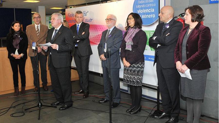 Inauguración do programa de Concienciación e Prevención da Violencia de Xénero nos sete campus universitarios. (Foto: Santi Alvite) Inauguración do programa de Concienciación e Prevención da Violencia de Xénero nos sete campus universitarios. (Foto: Santi Alvite)
