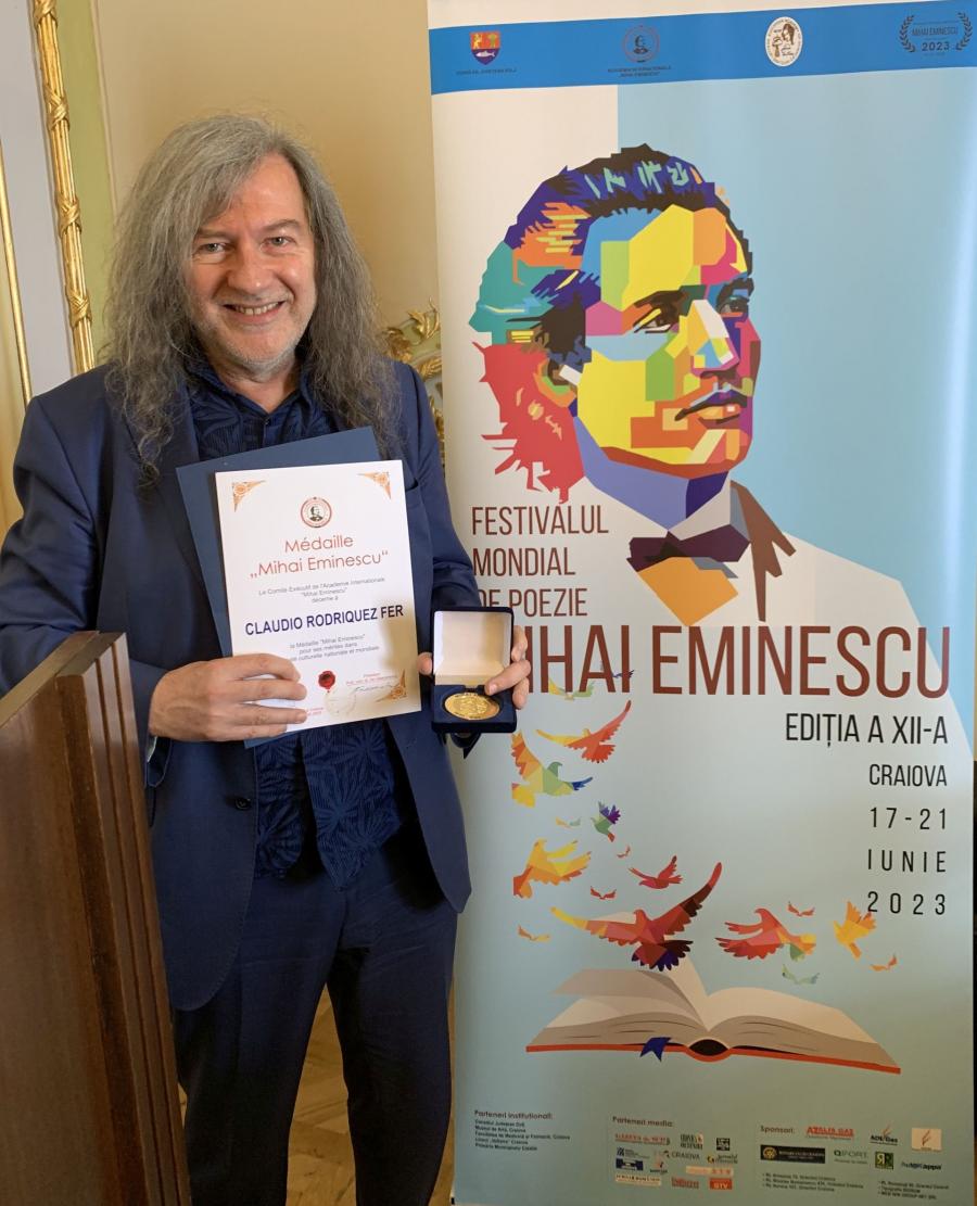 Rodriguez Fer, na Academia Internacional Mihai Eminescu de Romanía Rodriguez Fer, na Academia Internacional Mihai Eminescu de Romanía