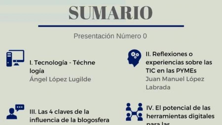 Portada do número cero da revista SiPYMEs Portada do número cero da revista SiPYMEs