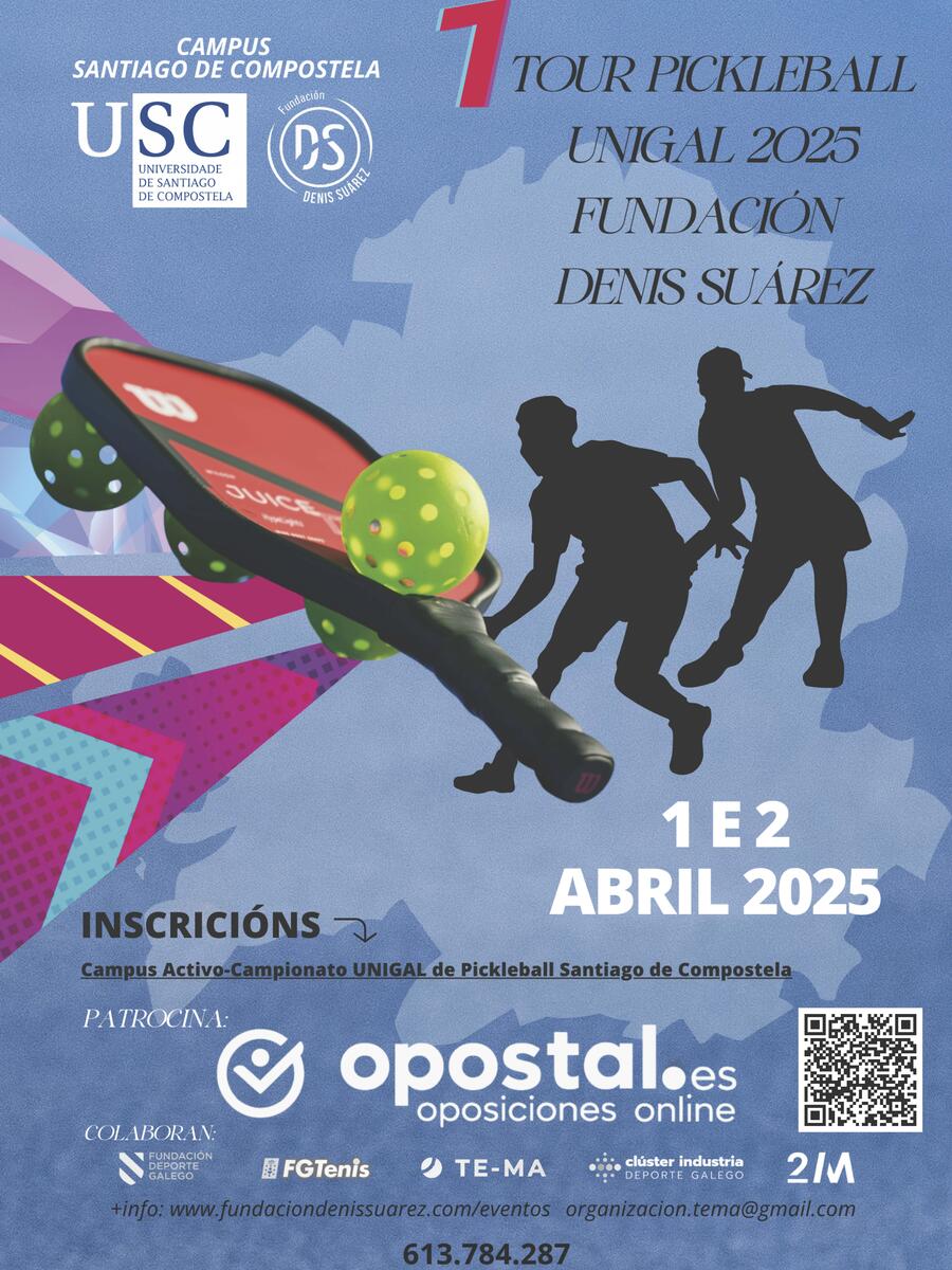 Cartel do I Torneo de Pickleball para Comunidade Universitaria Cartel do I Torneo de Pickleball para Comunidade Universitaria