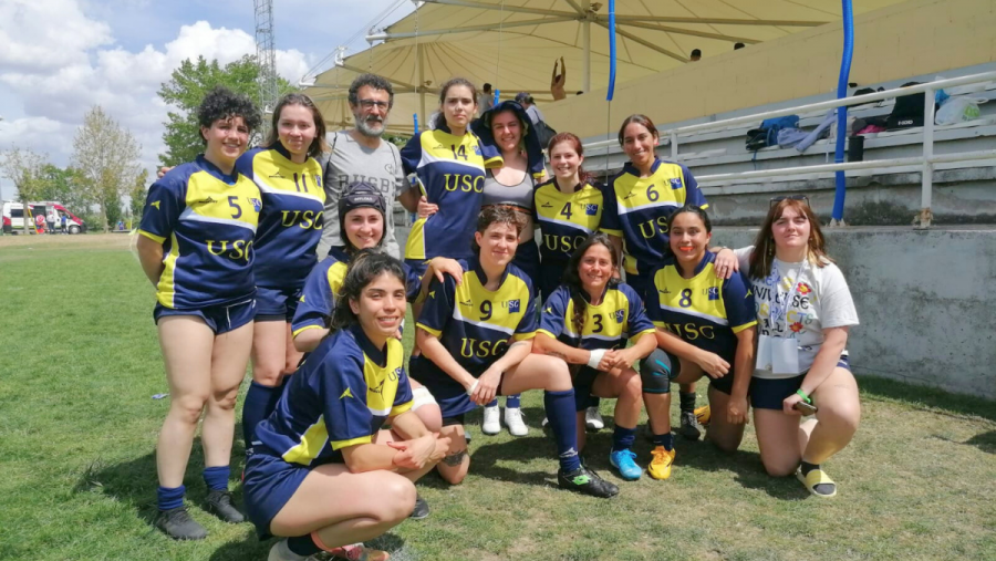 Integrantes do equipo de rugby 7 da USC Integrantes do equipo de rugby 7 da USC