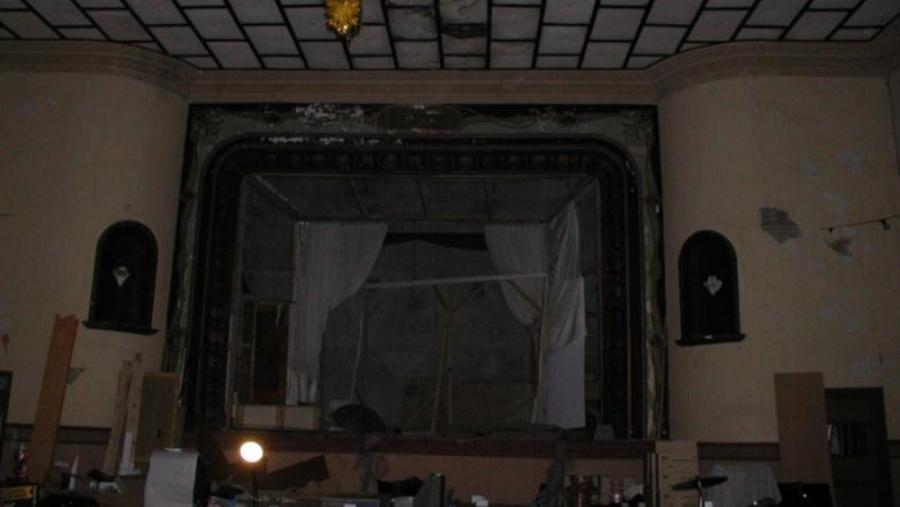 Detalle do interior dun dos cines localizados polo equipo de investigadores da USC Detalle do interior dun dos cines localizados polo equipo de investigadores da USC