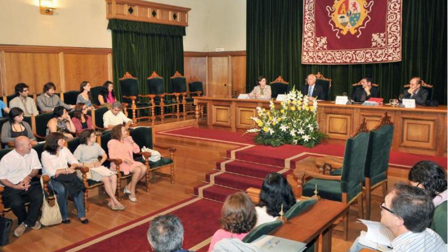 O acto de presentación celebrouse no Salón Nobre do Colexio de Fonseca O acto de presentación celebrouse no Salón Nobre do Colexio de Fonseca
