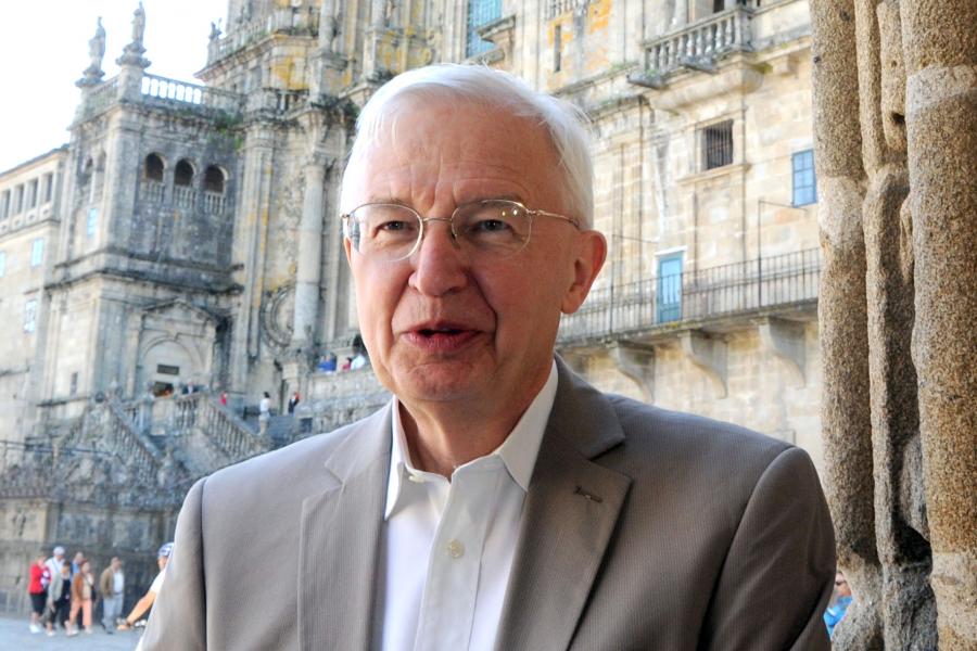 Jean-Marie Lehn no Colexio de San Xerome Jean-Marie Lehn no Colexio de San Xerome