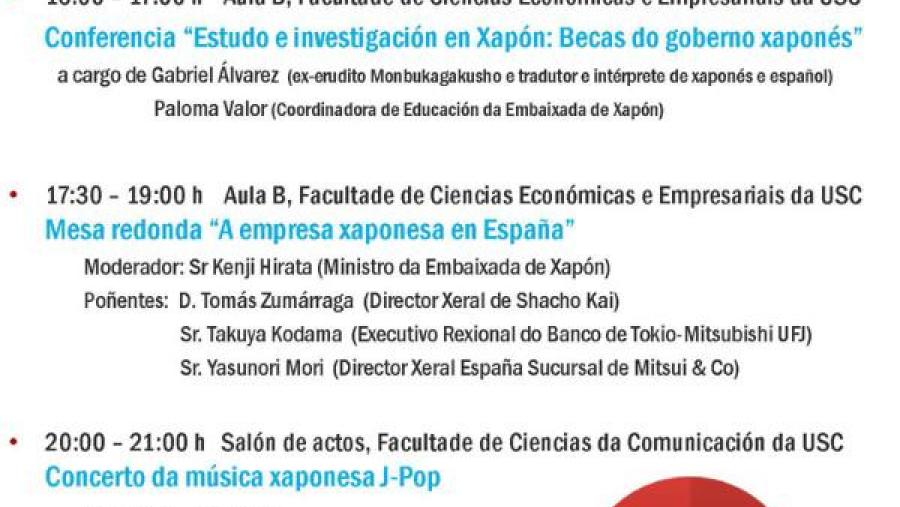 O Centro de Linguas Modernas da USC organiza o Día de Xapón en Santiago O Centro de Linguas Modernas da USC organiza o Día de Xapón en Santiago