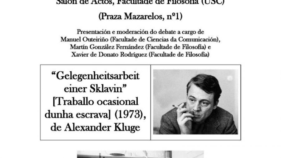 Cartel da sesión deste mércores 28 Cartel da sesión deste mércores 28