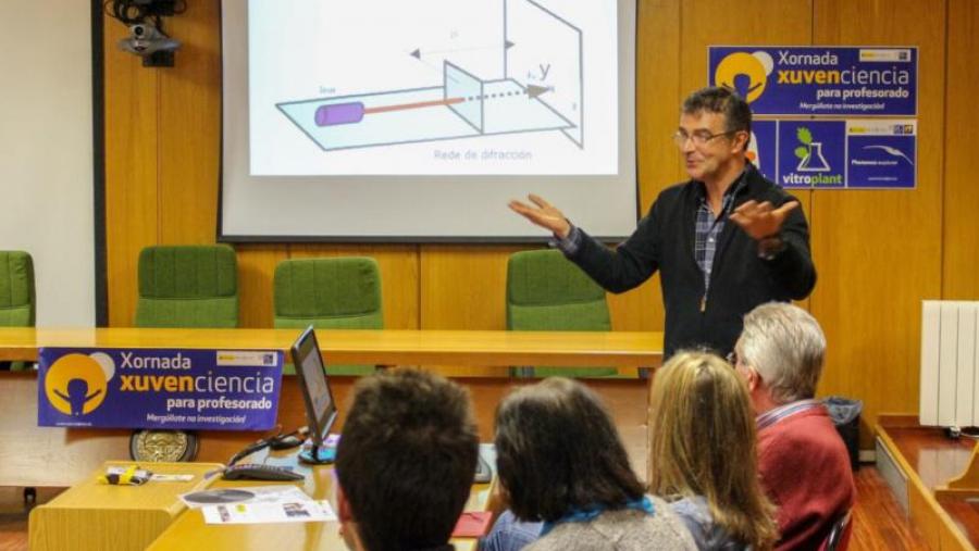Sesión do programa XuvenCiencia para profesorado Sesión do programa XuvenCiencia para profesorado