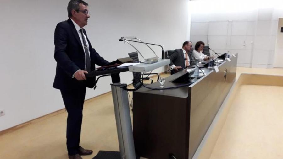 O decano nun momento da súa intervención. Foto: Servimav-USC O decano nun momento da súa intervención. Foto: Servimav-USC