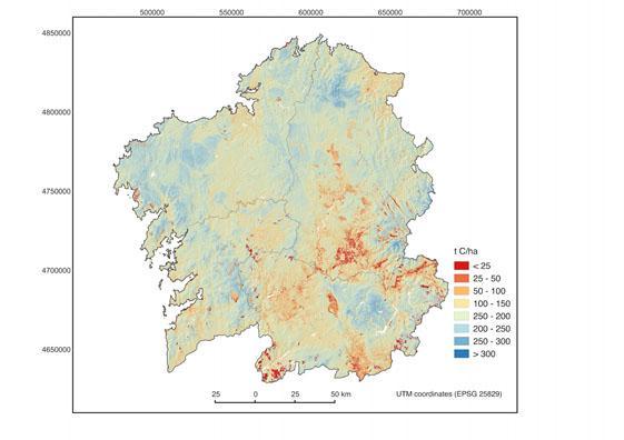 Investigadores de Edafoloxía e Química Agrícola crean un modelo estatístico para determinar a cantidade de carbono orgánico almacenado nos solos en Galicia Investigadores de Edafoloxía e Química Agrícola crean un modelo estatístico para determinar a cantidade de carbono orgánico almacenado nos solos en Galicia