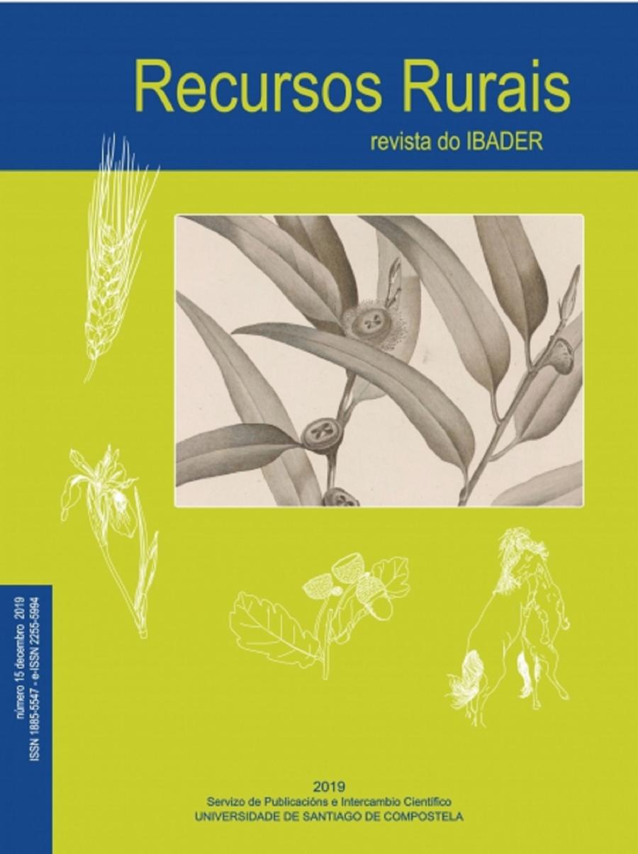 Portada da revista Recursos Rurais, editada polo Ibader Portada do número 15 da revista Recursos Rurais