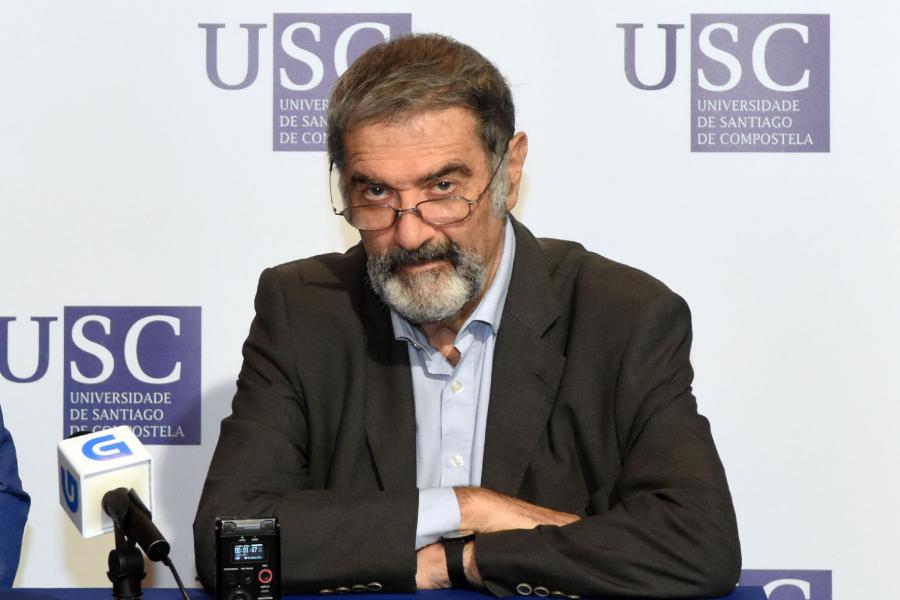 Serge Haroche na rolda de prensa Serge Haroche na rolda de prensa