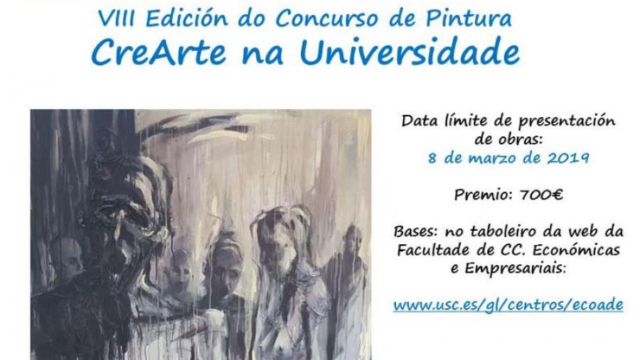 Aberto o prazo para presentarse ao concurso de pintura CreArte Aberto o prazo para presentarse ao concurso de pintura CreArte