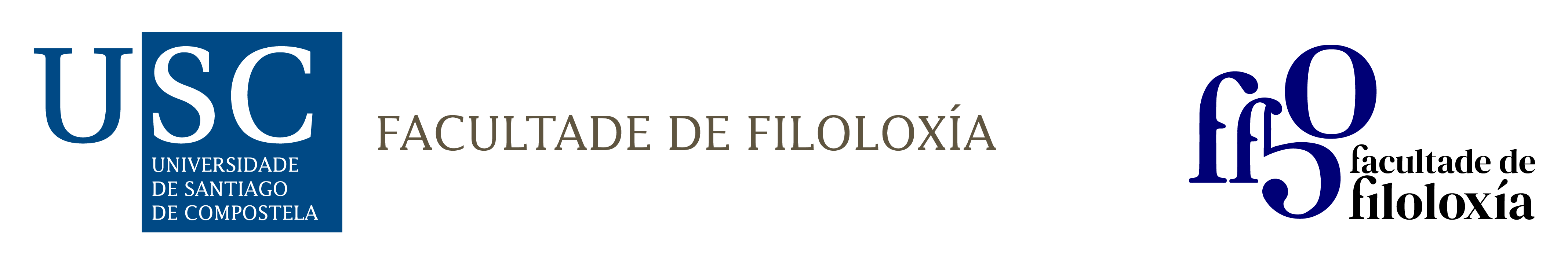 Logotipo do 50.º aniversario de Filoloxía Logotipo do 50.º aniversario de Filoloxía
