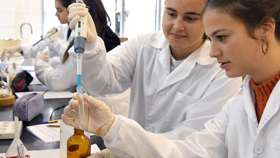 Laboratorio da USC. FOTO: Santi Alvite Laboratorio da USC. FOTO: Santi Alvite