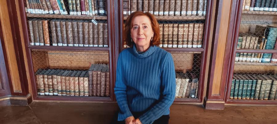 María Luz Ríos Rodríguez estudou a biografía das compostelás máis relevantes na Idade Media María Luz Ríos Rodríguez estudou a biografía das compostelás máis relevantes na Idade Media