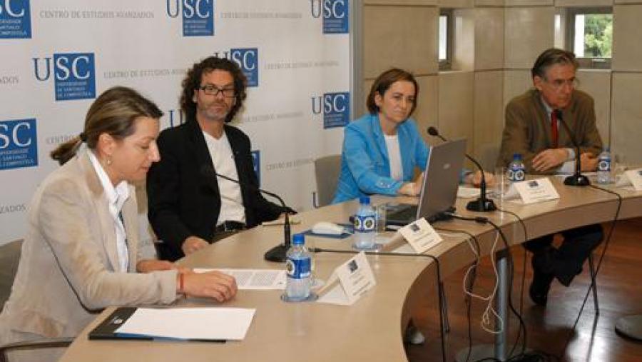 De esquerda á dereita, Fabiola Sotelo, David Edwards, María José Alonso e Félix Vidal De esquerda á dereita, Fabiola Sotelo, David Edwards, María José Alonso e Félix Vidal
