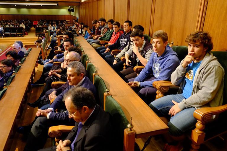 A profesora da USC Elena López Lago falou en Fonseca dos logros e retos das tecnoloxías da luz A profesora da USC Elena López Lago falou en Fonseca dos logros e retos das tecnoloxías da luz