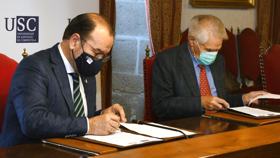 Antonio López e Álvaro Rodríguez Eiras, na sinatura dun convenio (imaxe de arquivo). FOTO: Santi Alvite Antonio López e Álvaro Rodríguez Eiras, na sinatura dun convenio (imaxe de arquivo). FOTO: Santi Alvite