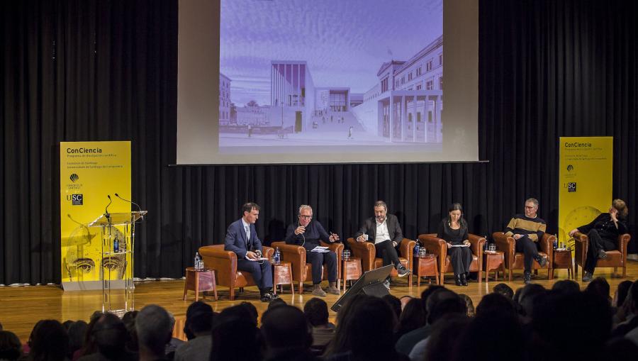 Mesa presidencial da conferencia de Sir David Chipperfield Mesa presidencial da conferencia de Sir David Chipperfield