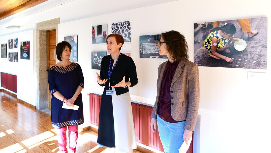 De esquerda a dereita, Claudia Silva, Pilar Murias e Ana Peón. Foto: Santi Alvite De esquerda a dereita, Claudia Silva, Pilar Murias e Ana Peón. Foto: Santi Alvite