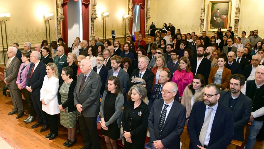 Público asistente ao acto. FOTO: Santi Alvite Público asistente ao acto. FOTO: Santi Alvite