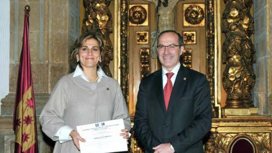 Cristina Castillo recibiu o primeiro premio desta convocatoria Cristina Castillo recibiu o primeiro premio desta convocatoria