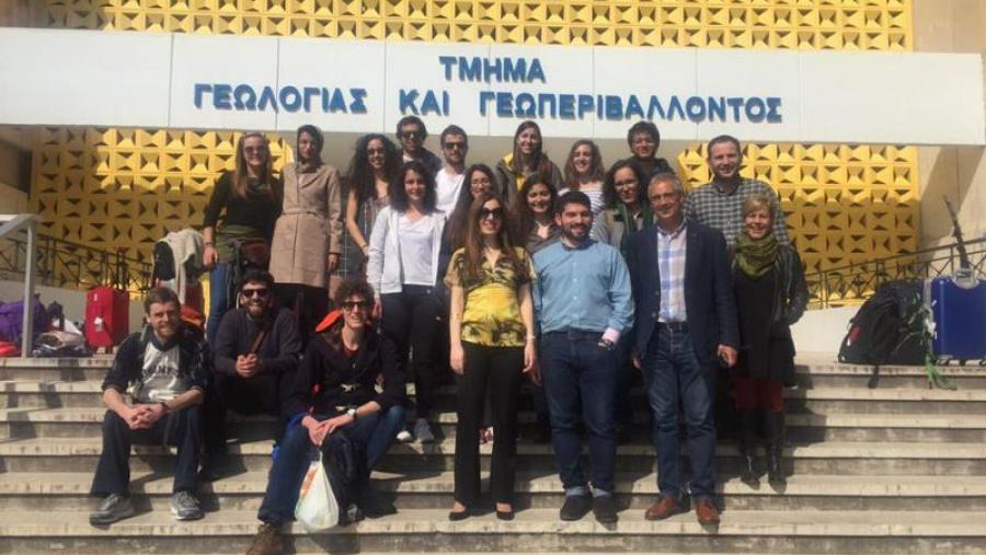 Participantes nas xornadas de traballo desenvolvidas en Grecia no marco do proxecto europeo Landcare Participantes nas xornadas de traballo desenvolvidas en Grecia no marco do proxecto europeo Landcare