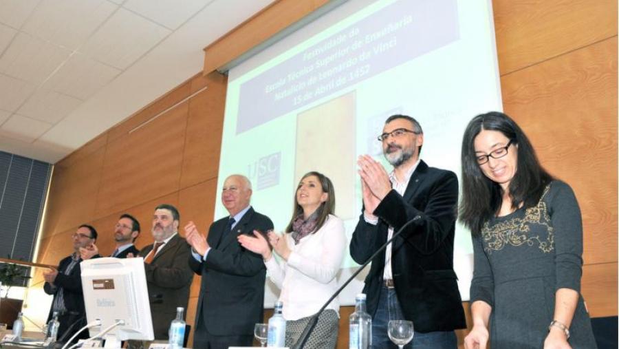 O reitor presidiu o acto. Foto: Santi Alvite O reitor presidiu o acto. Foto: Santi Alvite