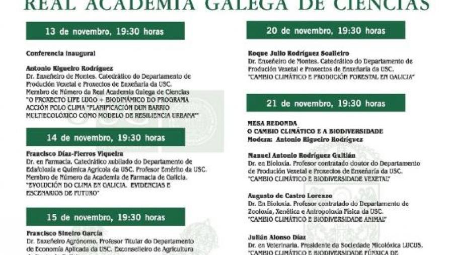 Cartaz da nova edición do ciclo de conferencias Dr. Luis Asorey García Cartaz da nova edición do ciclo de conferencias Dr. Luis Asorey García