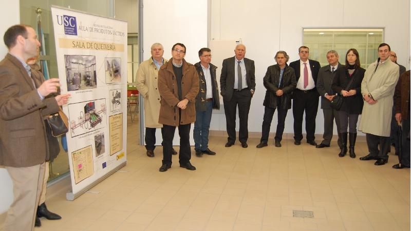 A nova sede da Aula de Produtos Lácteos da USC triplica a superficie da área tecnolóxica que ten o centro na actualidade A nova sede da Aula de Produtos Lácteos da USC triplica a superficie da área tecnolóxica que ten o centro na actualidade