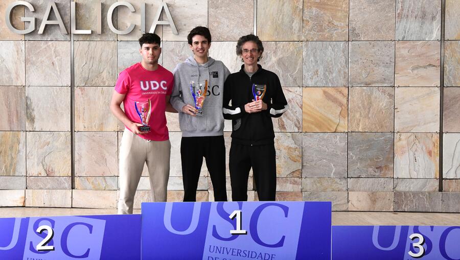 Podio da categoría masculina. Foto: Santi Alvite Podio da categoría masculina. Foto: Santi Alvite