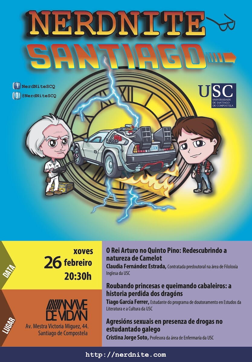 Cartel da Nerd Nite de febreiro de 2026