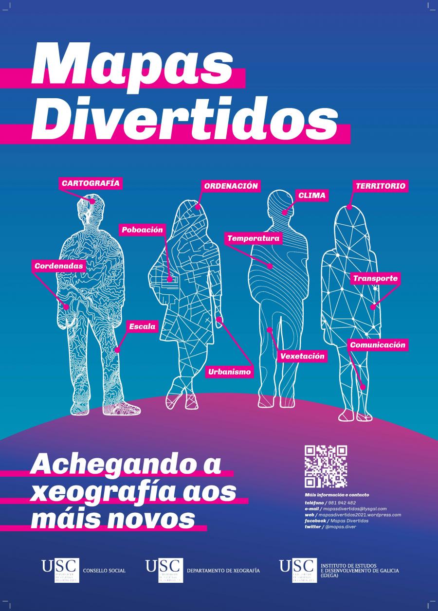 Cartel de 'Mapas Divertidos'