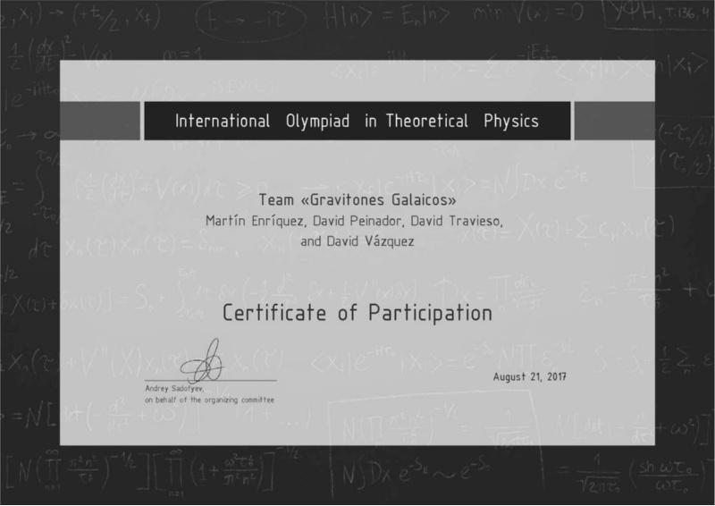 Notable posto da USC na Olimpíada Internacional de Física Teórica 