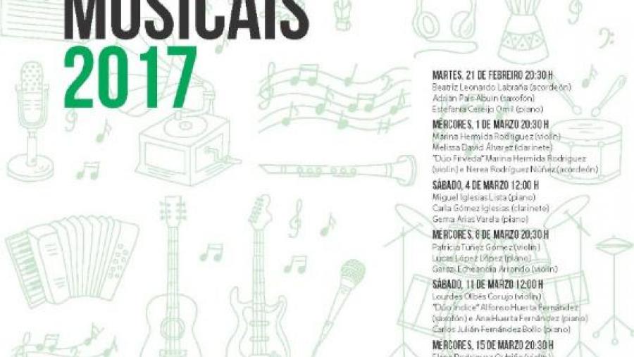 Continúan con violín e piano os concertos dos novos talentos musicais 