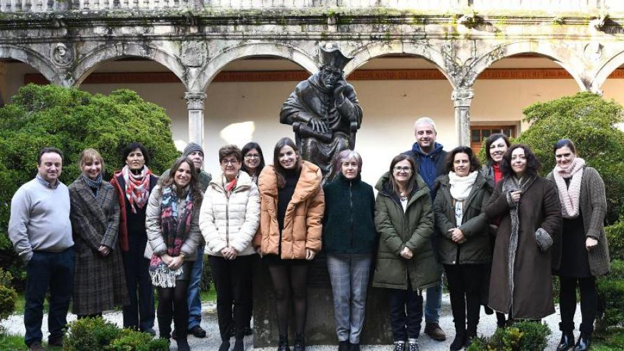 A xuntanza de traballo celebrouse no Colexio de Fonseca. Foto: Santi Alvite